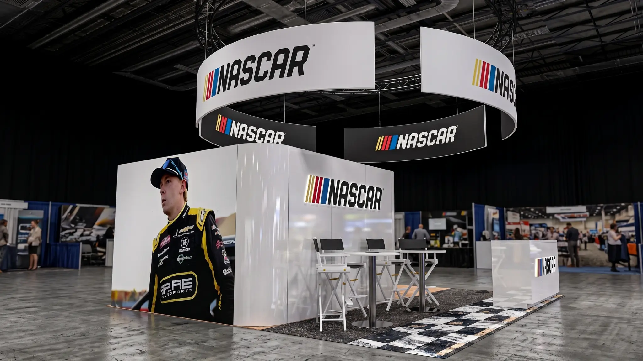 NASCAR — Reception Counter & Driver Mural